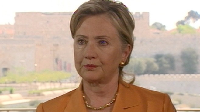 VIDEO: The secretary of state hopes Israel will continue moratorium on settlements.