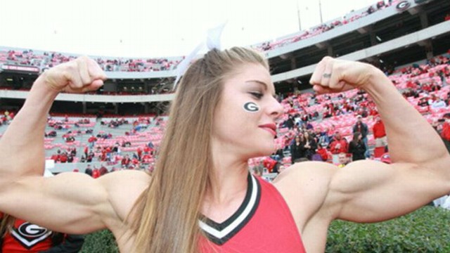 VIDEO: Young cheerleader talks about her quest to becoming a fitness model.