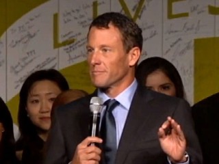 Watch: Lance Armstrong Leads Cancer-Fighting Charity Gala Despite Scandal