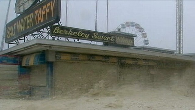 VIDEO: Superstorm Sandy Destroys Atlantic City Boardwalk