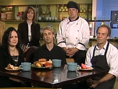 VIDEO: Volunteers help start restaurant under promise of paid work if business booms.