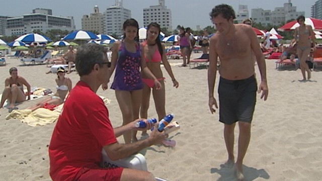 VIDEO: Dr. Richard Besser asks beach-goers what they know about staying safe in summer.