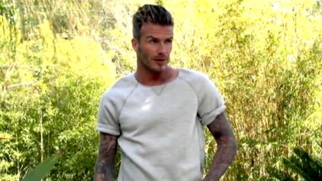 VIDEO: David Beckham Poses Topless for ELLE UK