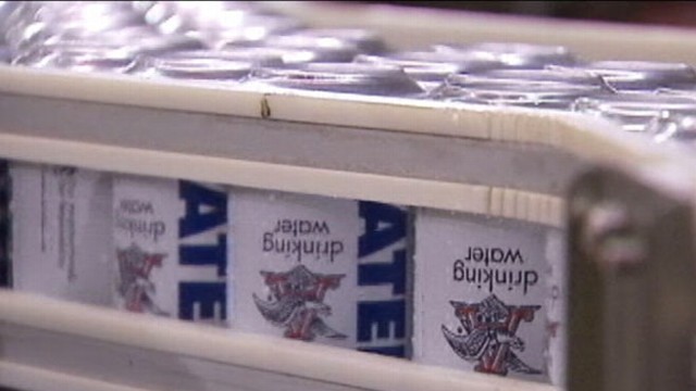 VIDEO: John Muller reports companys effort to produce clean water for storm relief.