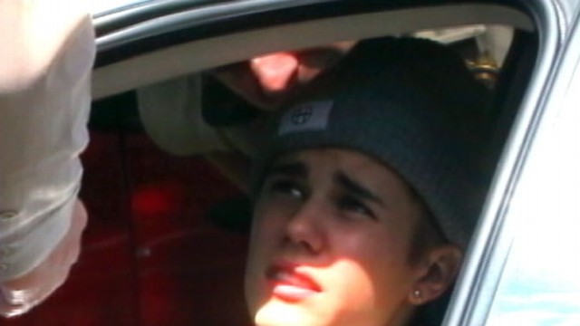 VIDEO: The teen pop sensation was cited for speeding on an L.A. freeway.