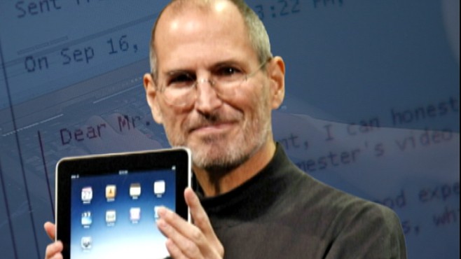 VIDEO: Apple CEO responds to journalism students media relations dept. complaint.