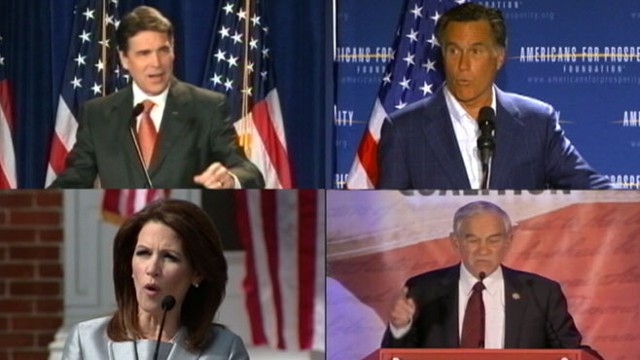 VIDEO: GOP candidates engage each other following weeks of attacks on President Obama.