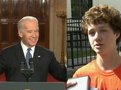 VIDEO: High School Kid Fights Bidens Potty Mouth