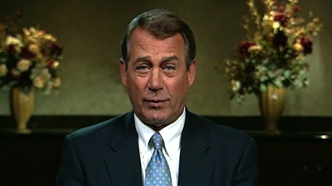 VIDEO: Rep. John Boehner responds to negative criticism about his tan.