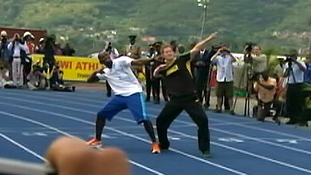 Prince Harry and Usain Bolt In Jamaica