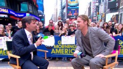 VIDEO: "World War Z" actor discusses his new thriller, recent health decision by his partner.