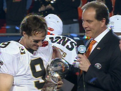 VIDEO: The Saints quarterback talks about his teams first Super Bowl victory.