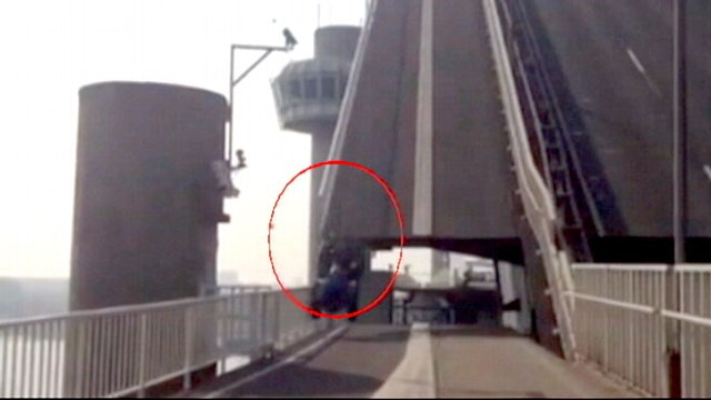 VIDEO: Drawbridge Sends Car Flying