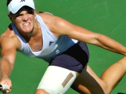 VIDEO: 17-year-old Melanie Oudin knocks Maria Sharapova out of the U.S. Open.