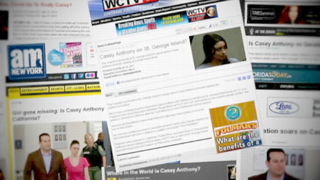 VIDEO: Caylee Anthony's mother's whereabouts subject of huge speculation across U.S.