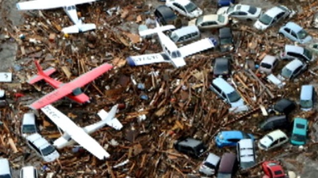VIDEO: Houses, boats and cars make up more than 20 million tons of debris near Hawaii.