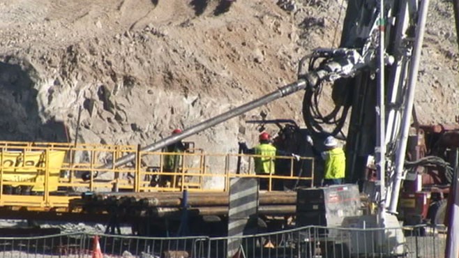 VIDEO: About 27 men are believed to be trapped underground.