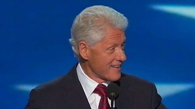 VIDEO: The former president fired up the democratic national convention with his speech.