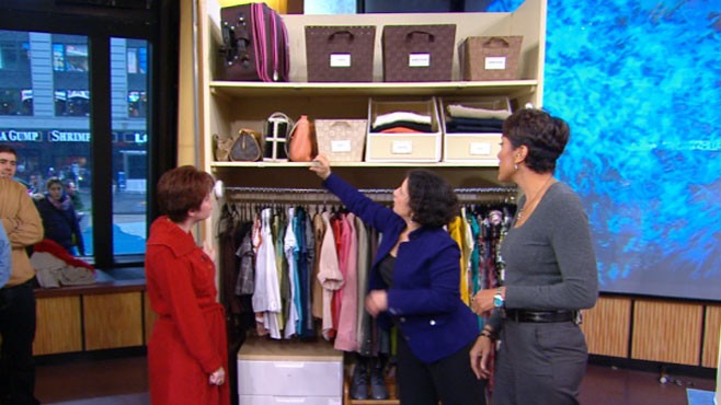 VIDEO: Organization expert Julie Morgenstern makes the most of storage space.