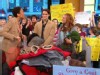 The Cast of Mama Mia Donates thier Coats