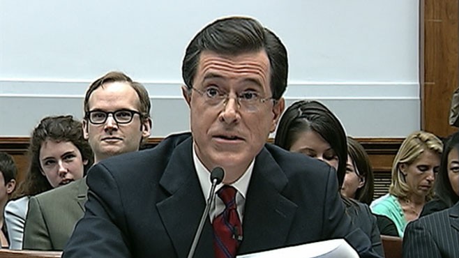 VIDEO: Some are criticizing Stephen Colbert's Capitol Hill testimony on immigration.