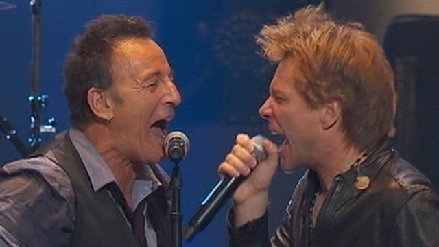VIDEO: 12-12-12 Concert: Mick Jagger, Bruce Springsteen Deliver