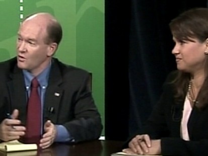 VIDEO: Dem. Senate candidate in Delaware clears up his position on extending cuts.