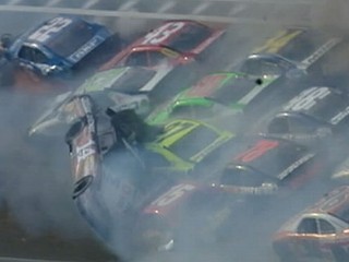 Watch: Talladega Crash: 25-Car Pileup Shocks Racing Fans