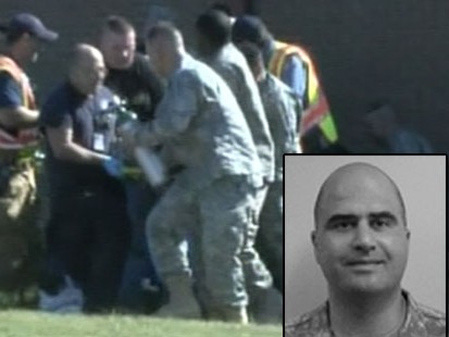 VIDEO: Alleged shooter, Maj. Nidal Malik Hasan, appeared calm as he opened fire.