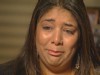 VIDEO: A crying woman.