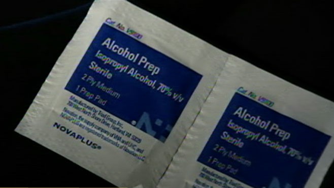 VIDEO: Deadly Alcohol Swabs