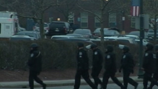 Video: Boston on Lockdown After Shootout