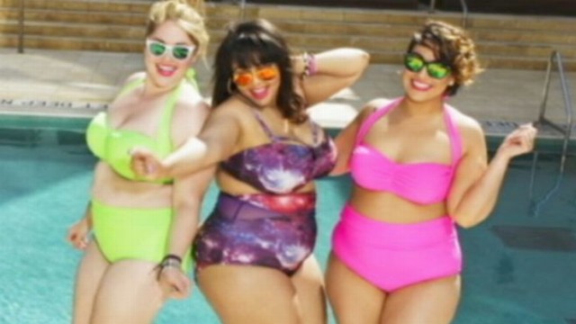 VIDEO: Some suggest the so-called "Fatkini" is another sign of the "end of the skinny girl" era.