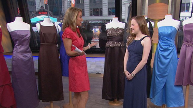 VIDEO: Kristy Fabrizi reveals her bridesmaid dresses collected over the years.