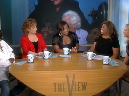 VIDEO: The "Living the Dream" winner takes her place at "The View" table.