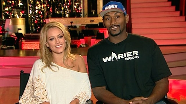 VIDEO: Ron Artest and Peta Murgatroyd are the first couple voted off the show.