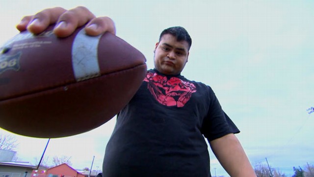 VIDEO: Tony Picard is bigger than any player in the NFL, and was once told he was too big to play pee-wee.