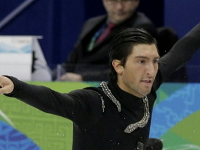 VIDEO: Michelle Kwan talks to the skater about his gold medal win.
