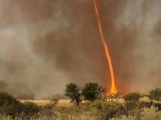 Watch: 'Firenado': Swirling Inferno Caught on Tape