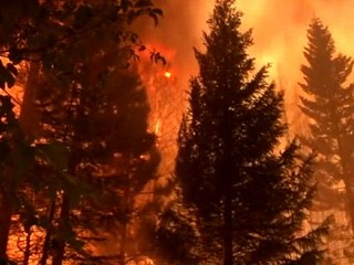 Watch: Raging Inferno Caught on Tape, Western Wildfires Spread