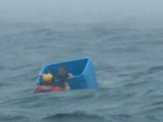 Watch: Alaskan Fisherman Stranded at Sea, Rescued