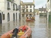 No. England Flooded by Record Rain
