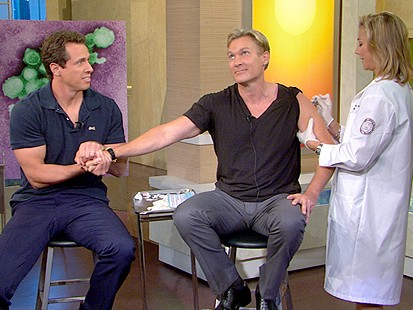 VIDEO: GMA Anchors Get Their Shots