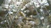 VIDEO: A forklift crashed into a bottles of alcohol.