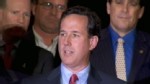 VIDEO: Santorum Upsets Romney's  Front-Runner Status