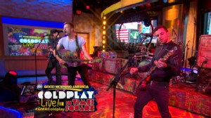 VIDEO: Coldplay Performs Live In Times Square