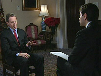 VIDEO: Tim Geithner discusses the economy and health care with George Stephanopoulos.