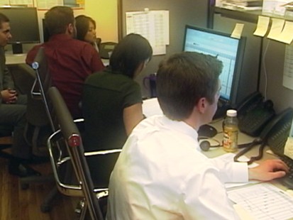 VIDEO: After months of cascading job losses, companies are laying off fewer people.