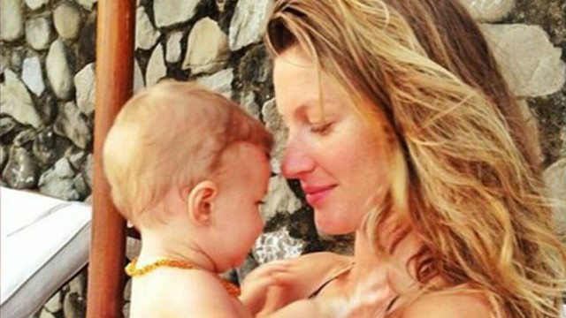 VIDEO: Models Decision to Pierce Babys Ears Irks Mommy Bloggers