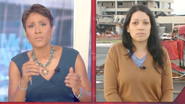 VIDEO: Natalie Gonzalez shielded her 9-year-old while lying in a bathtub.